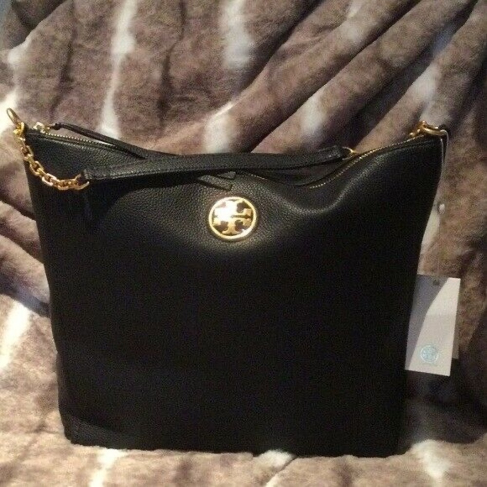 NWT ❤️Tory Burch Carson hobo black